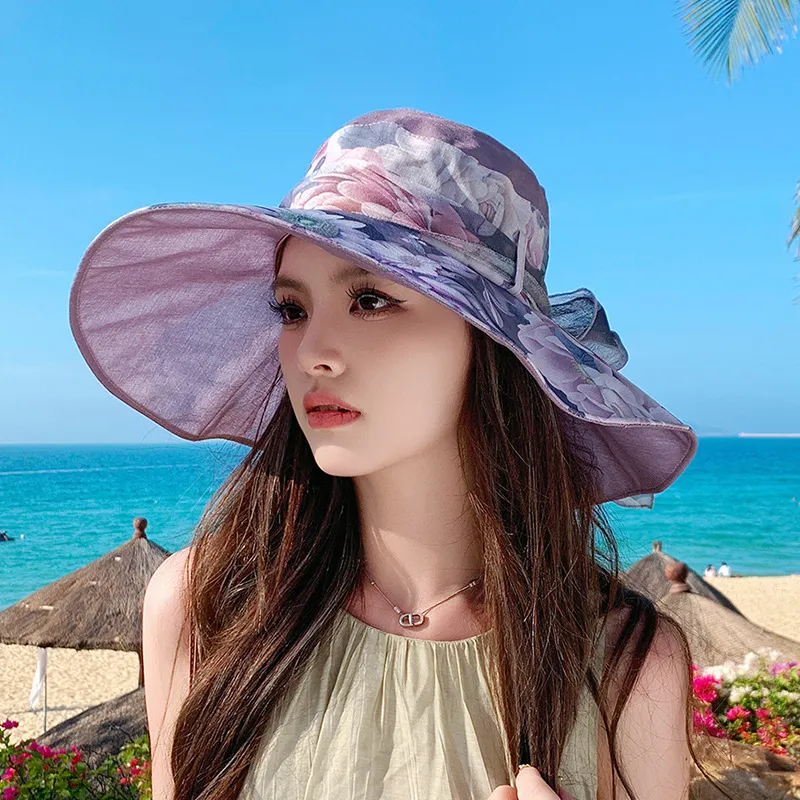 DZP Polyester Sun Protection Hats Unisex-7