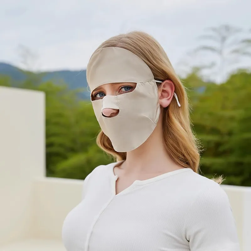 DZP Mulberry Silk Sun Protection Masks Unisex-1