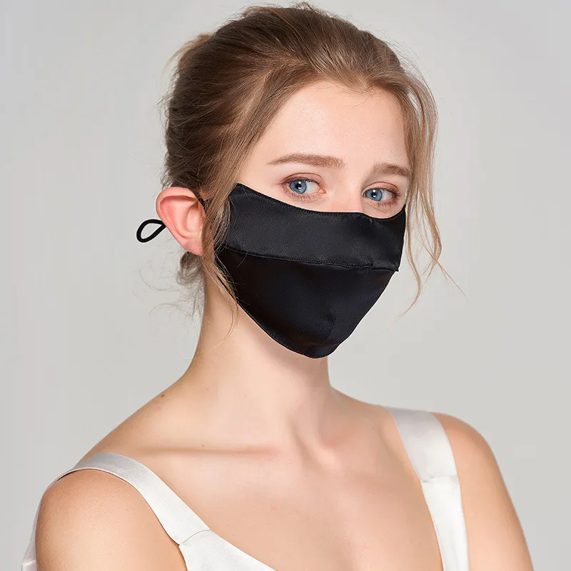 DZP Mulberry Silk Sun Protection Masks Unisex-5