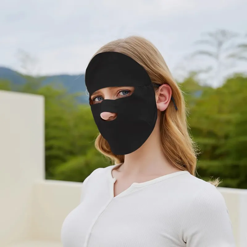 DZP Mulberry Silk Sun Protection Masks Unisex-5