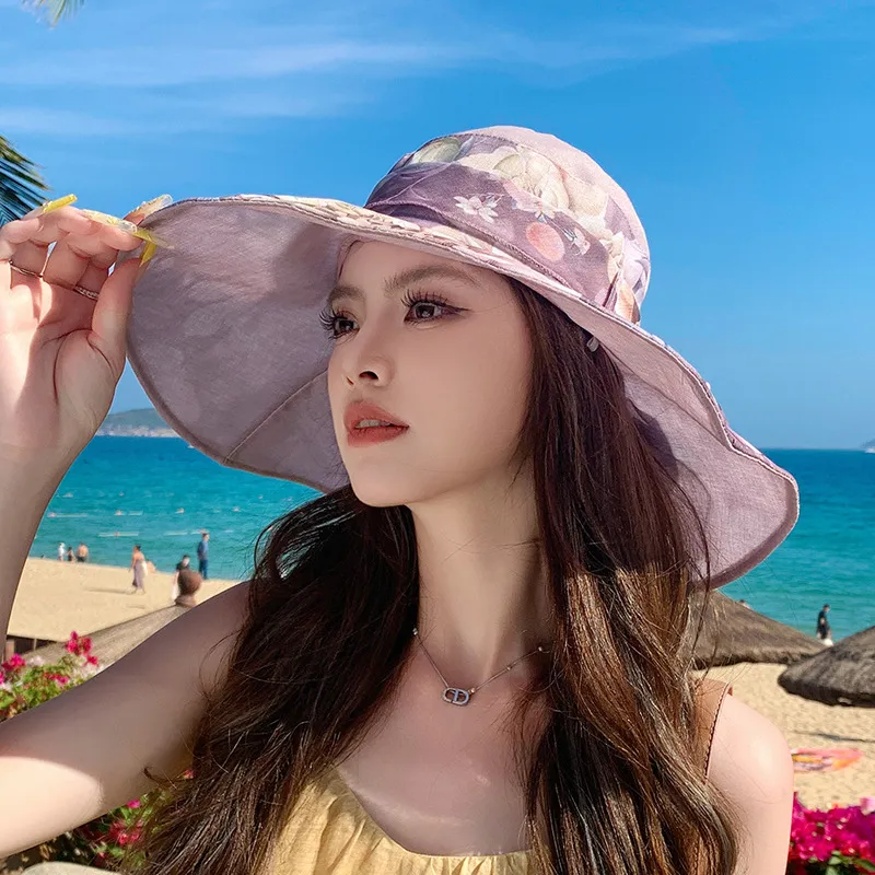 DZP Polyester Sun Protection Hats Unisex-3