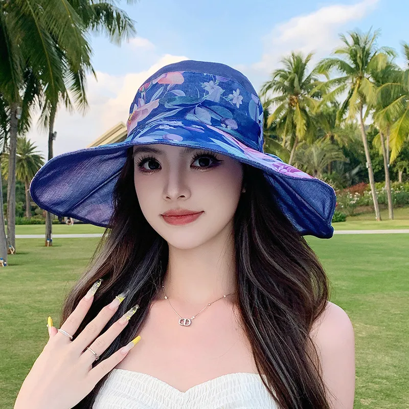 DZP Polyester Sun Protection Hats Unisex-11