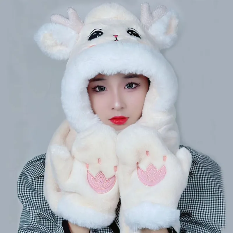 DZP Polyester Hoods & Plush Hats Unisex-1