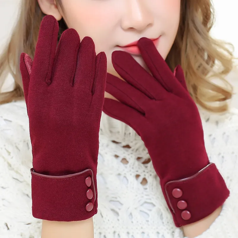DZP Polyester Knit Gloves Women's-3