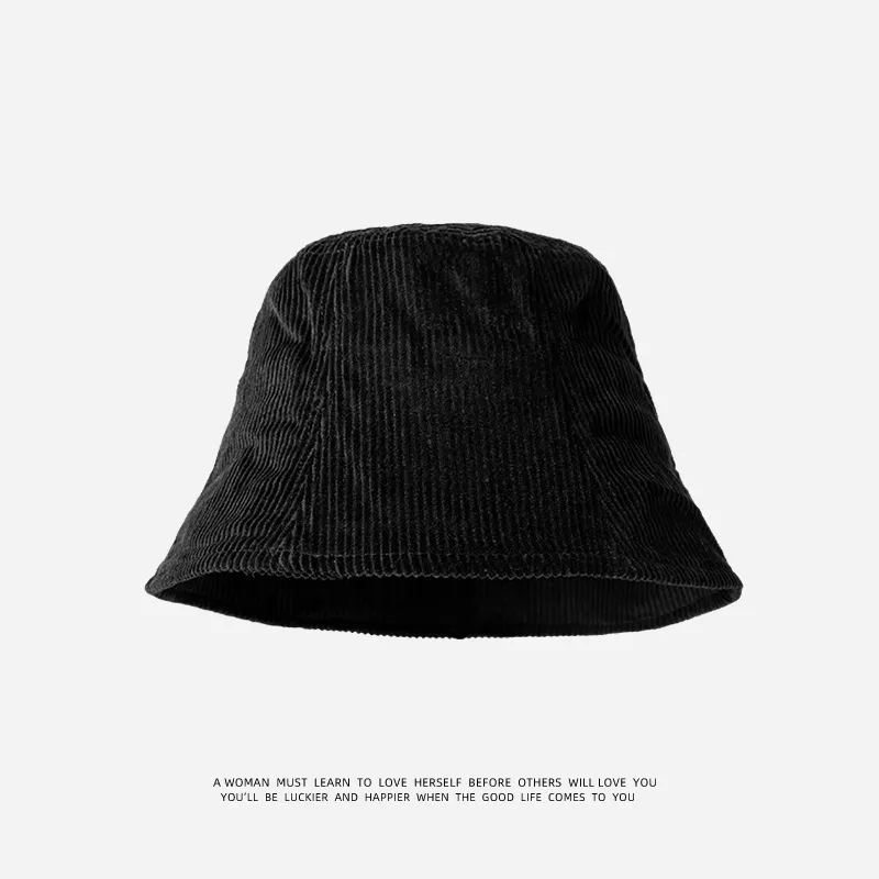 DZP Corduroy Bucket Hats Unisex-5