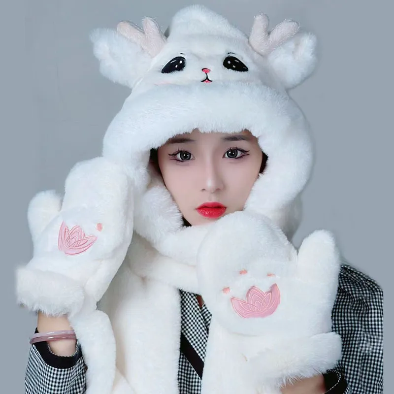 DZP Polyester Hoods & Plush Hats Unisex-3