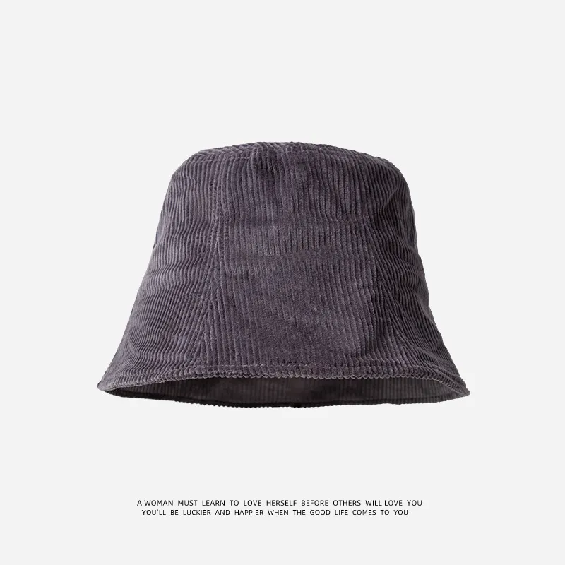 DZP Corduroy Bucket Hats Unisex-9