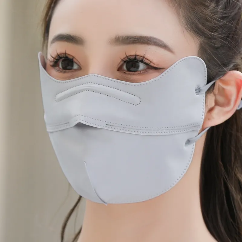DZP Polyester, Elastane Sun Protection Masks Unisex-3