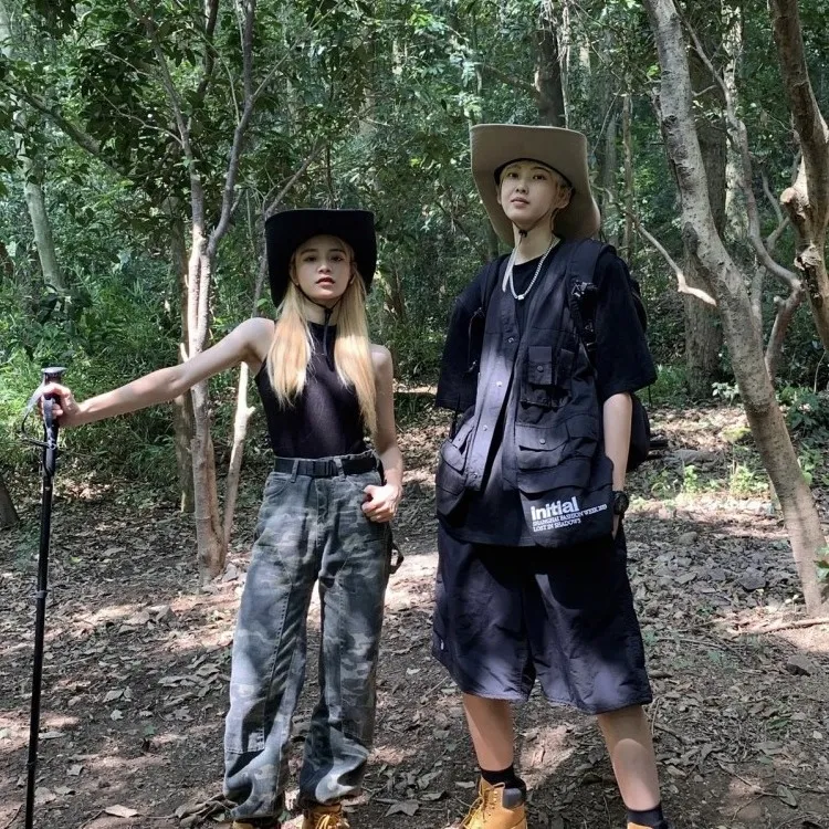 DZP Polyester Bucket Hats Unisex-4