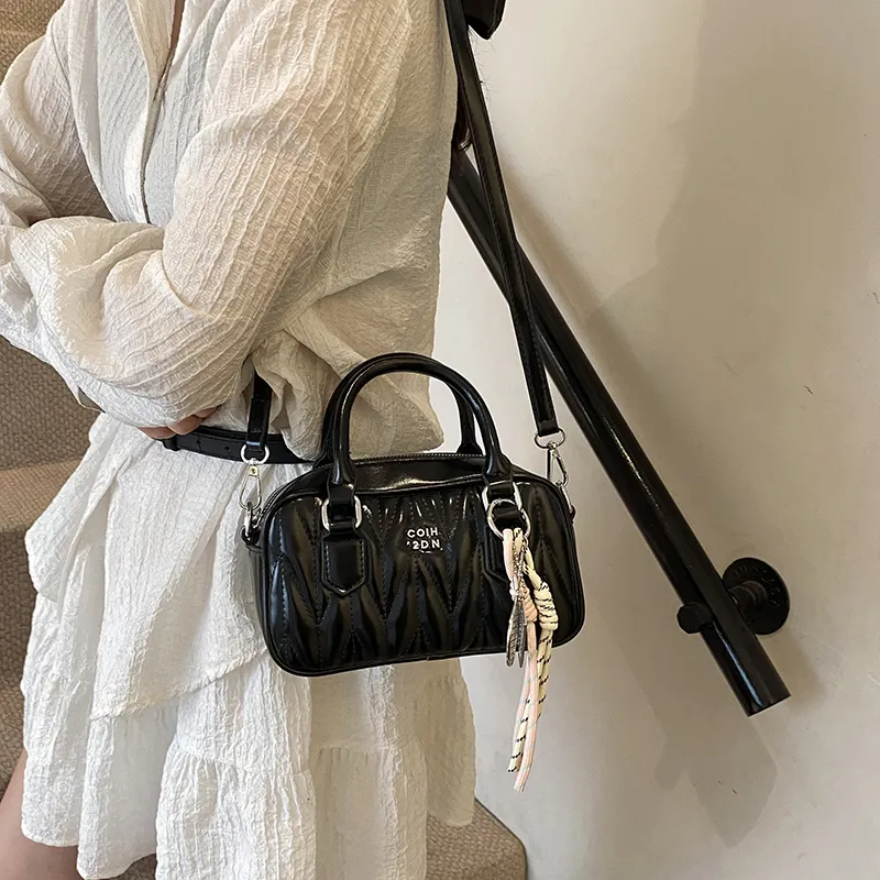 HCXK PU Crossbody Bag One Shoulder Handbag Women's Multicolor-8