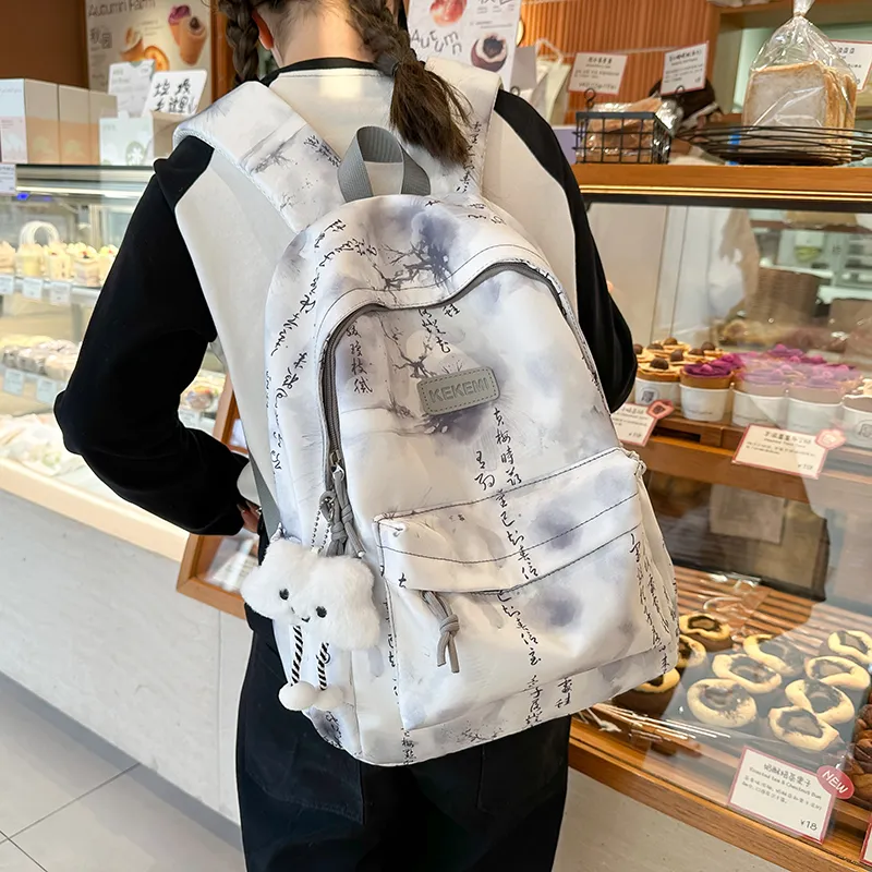 HCXK Nylon Backpack Unisex Multicolor-17