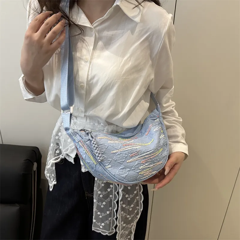 HCXK Special Fabric Shoulder Bag Women's Multicolor-20