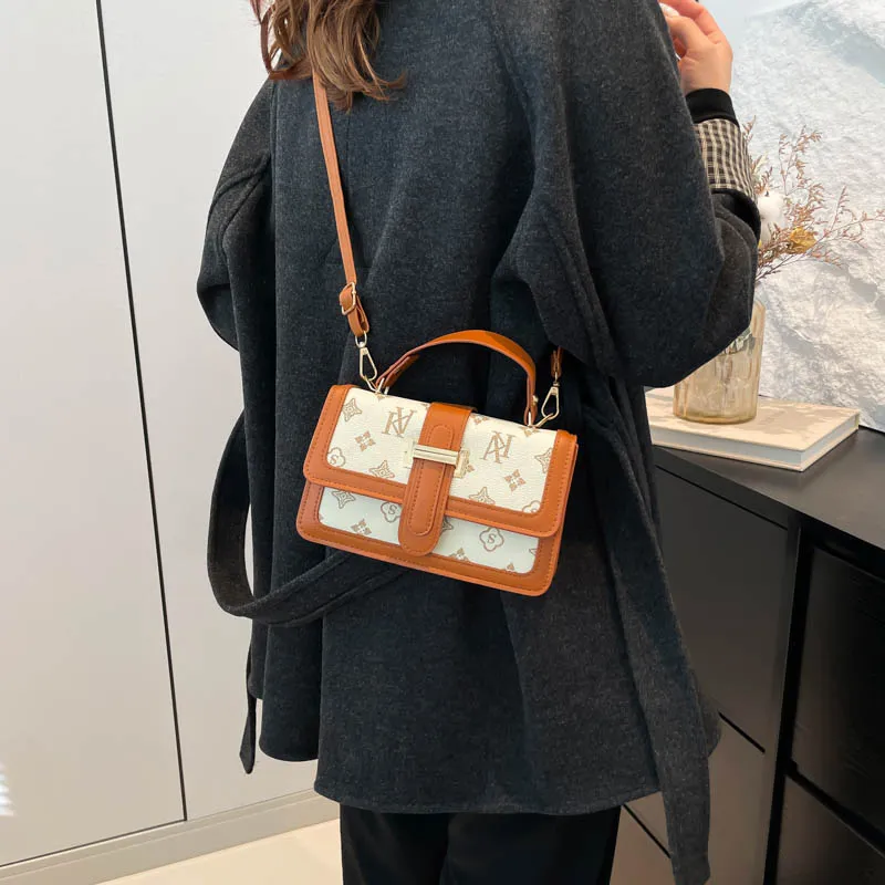 HCXK PU Handbag Shoulder Bag Crossbody Bag Women's White/Black/Coffee/Brown-4