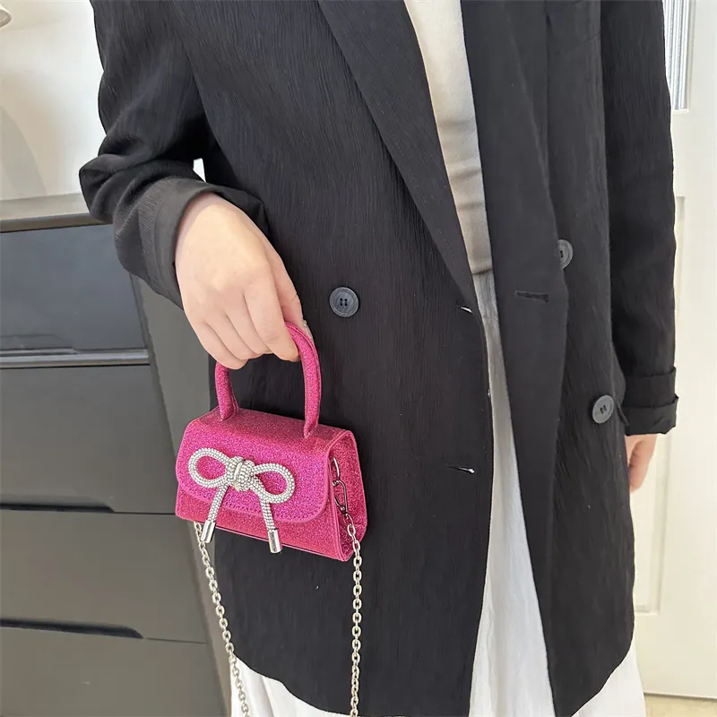 HCXK PC Crossbody Bag Shoulder Bag Regular Women's White Silver Black/Rose Red/Green-18