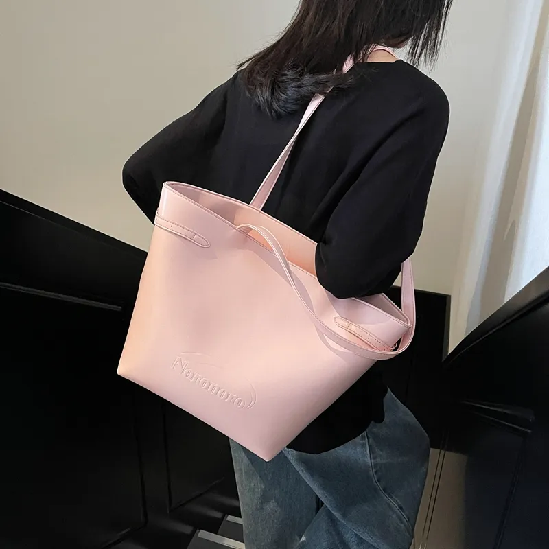 HCXK PU Trendy Fashion Korea Tote Preppy Style Shoulder Bag Regular Women's Multicolor-5