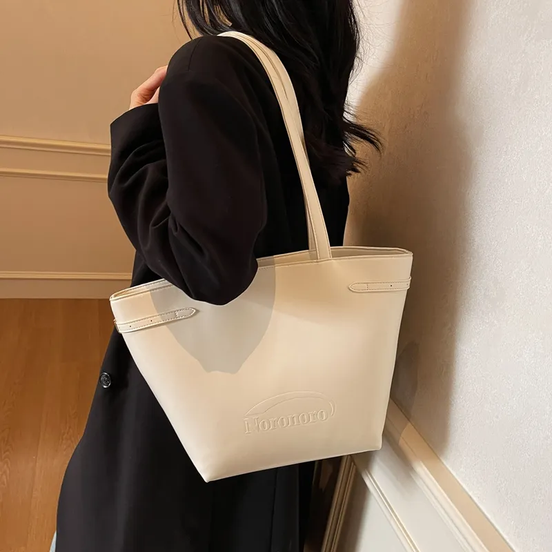 HCXK PU Trendy Fashion Korea Tote Preppy Style Shoulder Bag Regular Women's Multicolor-10