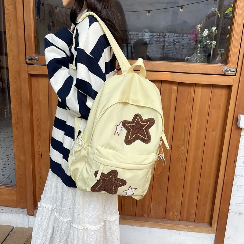 HCXK Nylon Backpack Unisex Multicolor-13