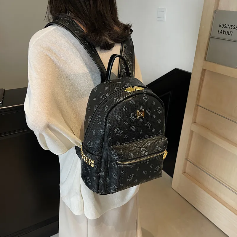 HCXK PU Backpacks Backpack Regular Women's Multicolor-16