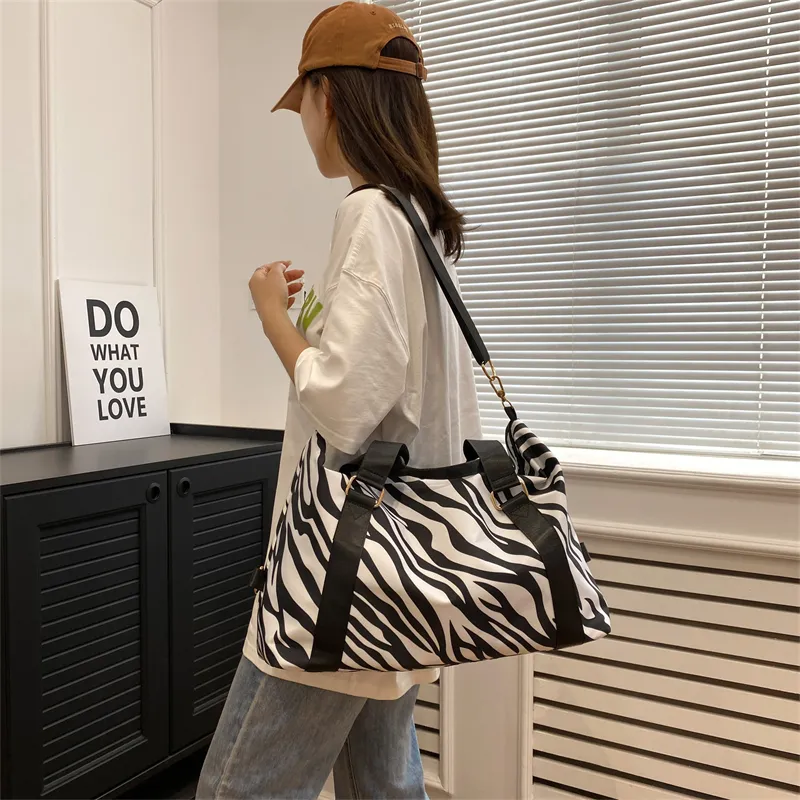 HCXK Oxford One Shoulder Travel Bag Unisex Multicolor-23