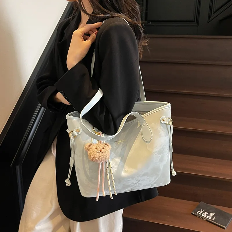 HCXK PU Tote Bag, Shoulder Bag Regular Women's Multicolor-23