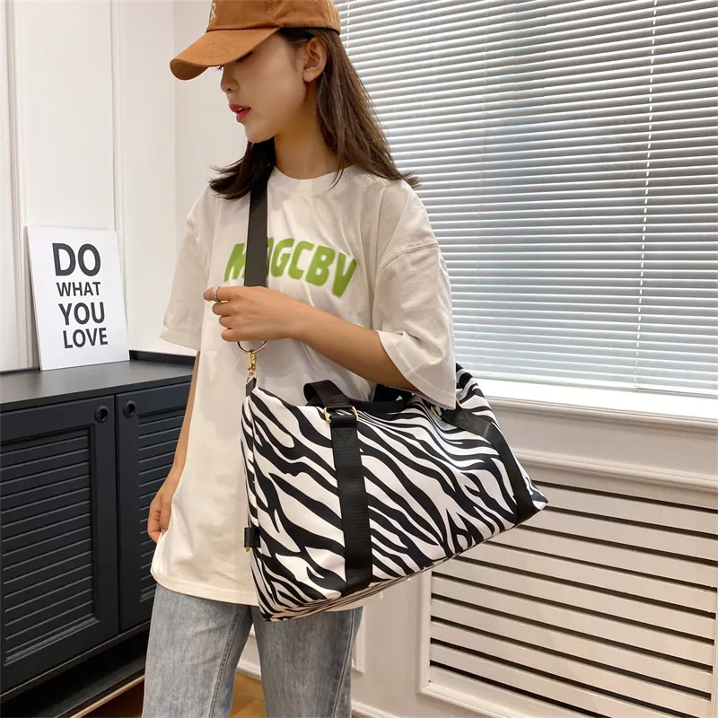 HCXK Oxford One Shoulder Travel Bag Unisex Multicolor-22