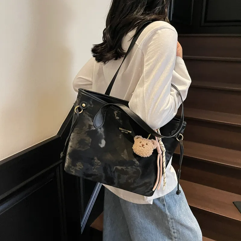 HCXK PU Tote Bag, Shoulder Bag Regular Women's Multicolor-2
