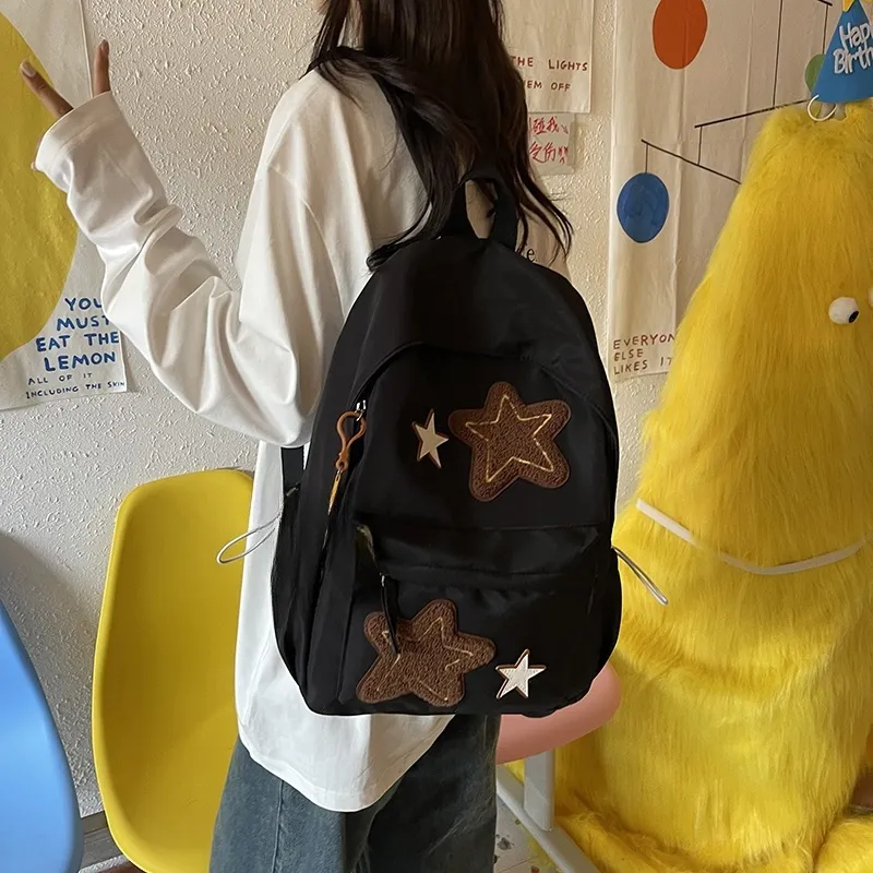 HCXK Nylon Backpack Unisex Multicolor-4