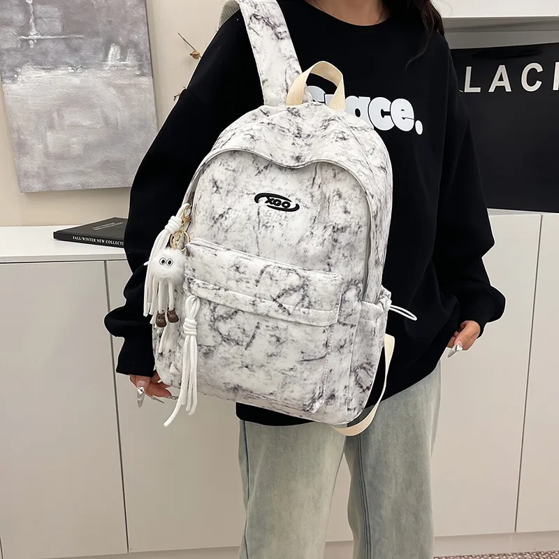 HCXK Nylon Backpack Unisex Multicolor-1