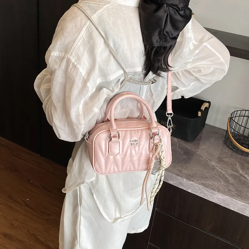 HCXK PU Crossbody Bag One Shoulder Handbag Women's Multicolor-18