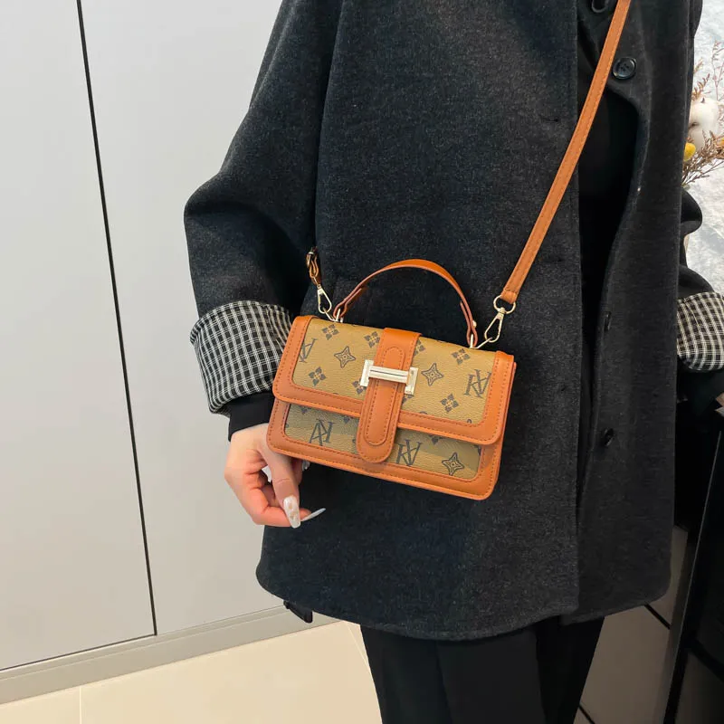 HCXK PU Handbag Shoulder Bag Crossbody Bag Women's White/Black/Coffee/Brown-23