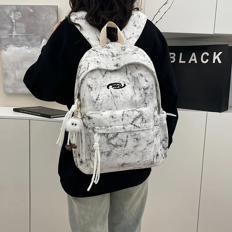 HCXK Nylon Backpack Unisex Multicolor-3