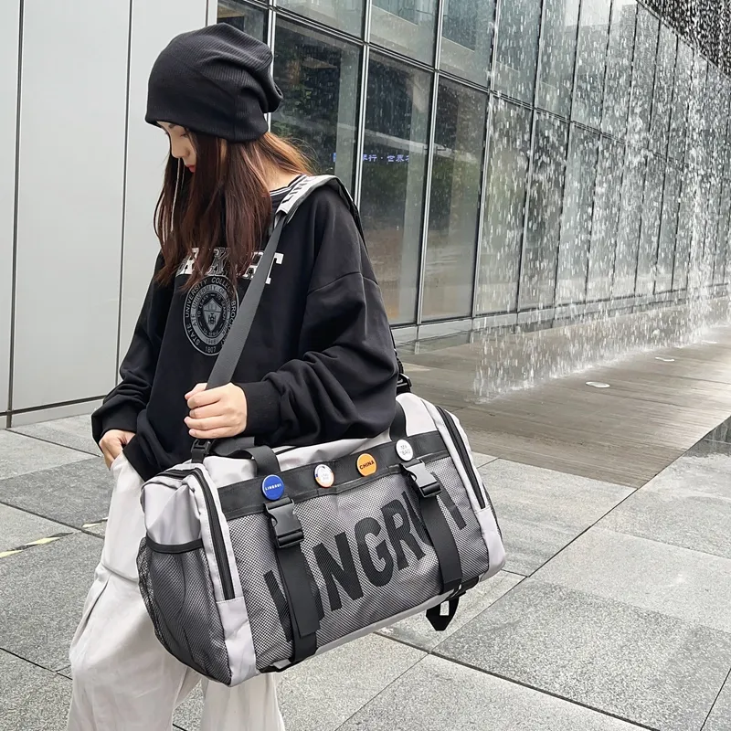 HCXK Nylon Travel Bag Unisex Multicolor-10