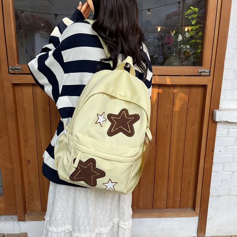 HCXK Nylon Backpack Unisex Multicolor-14