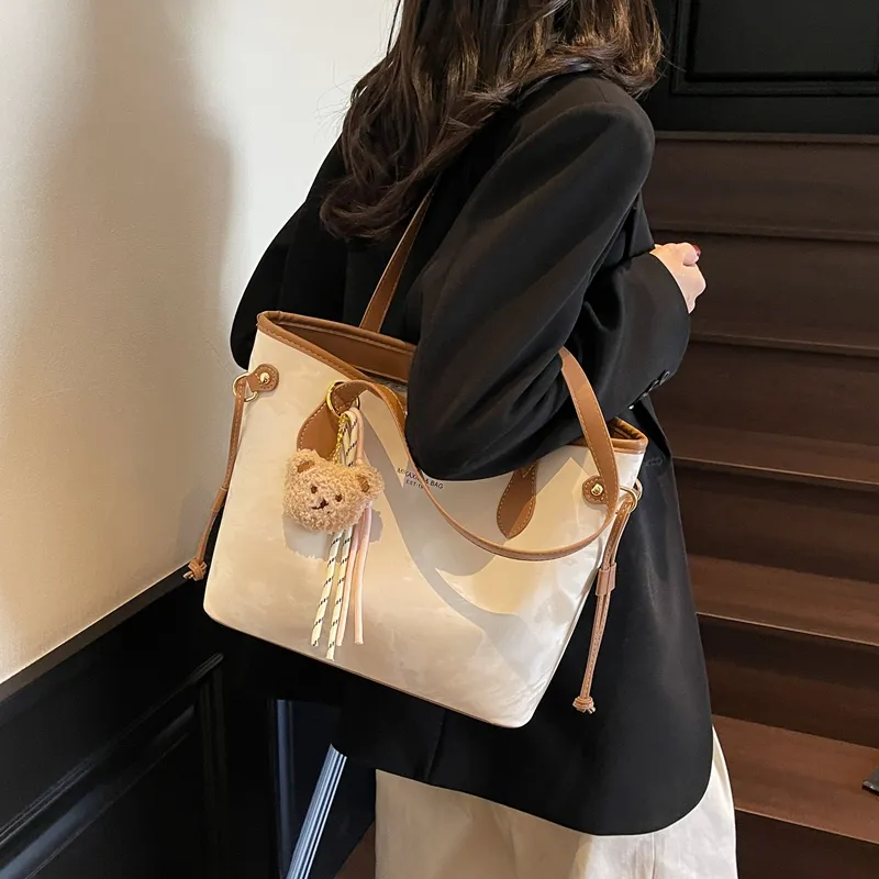 HCXK PU Tote Bag, Shoulder Bag Regular Women's Multicolor-14