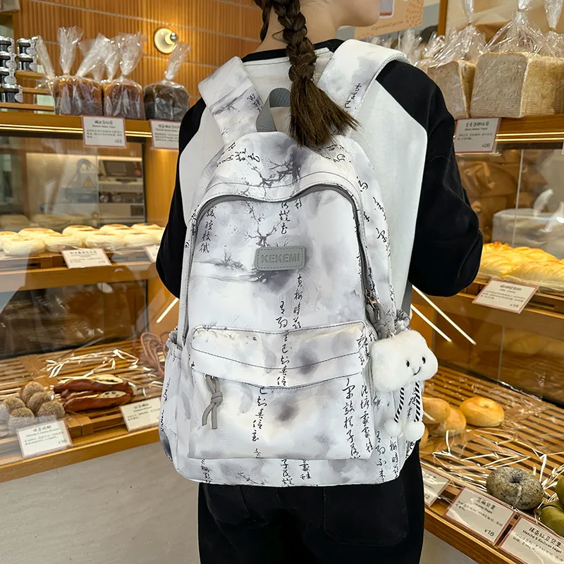HCXK Nylon Backpack Unisex Multicolor-20