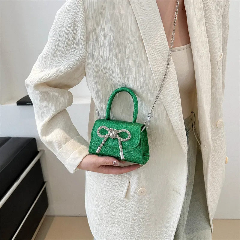 HCXK PC Crossbody Bag Shoulder Bag Regular Women's White Silver Black/Rose Red/Green-28
