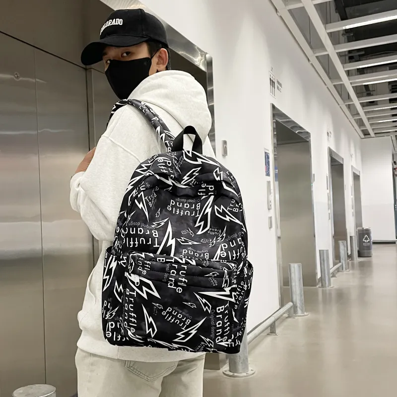 HCXK Nylon Backpack Regular Unisex Multicolor-1