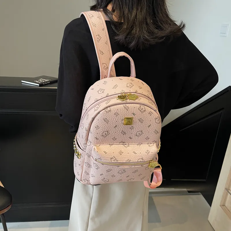 HCXK PU Backpacks Backpack Regular Women's Multicolor-5