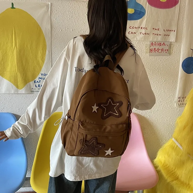 HCXK Nylon Backpack Unisex Multicolor-19