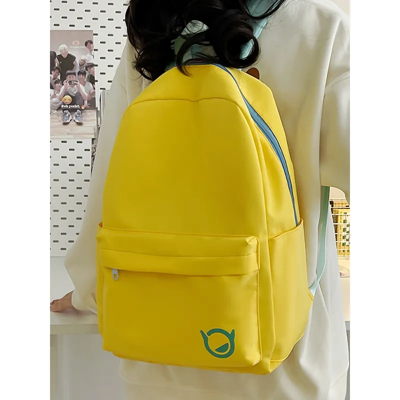 HCXK Nylon Backpack Unisex Yellow/Blue-2