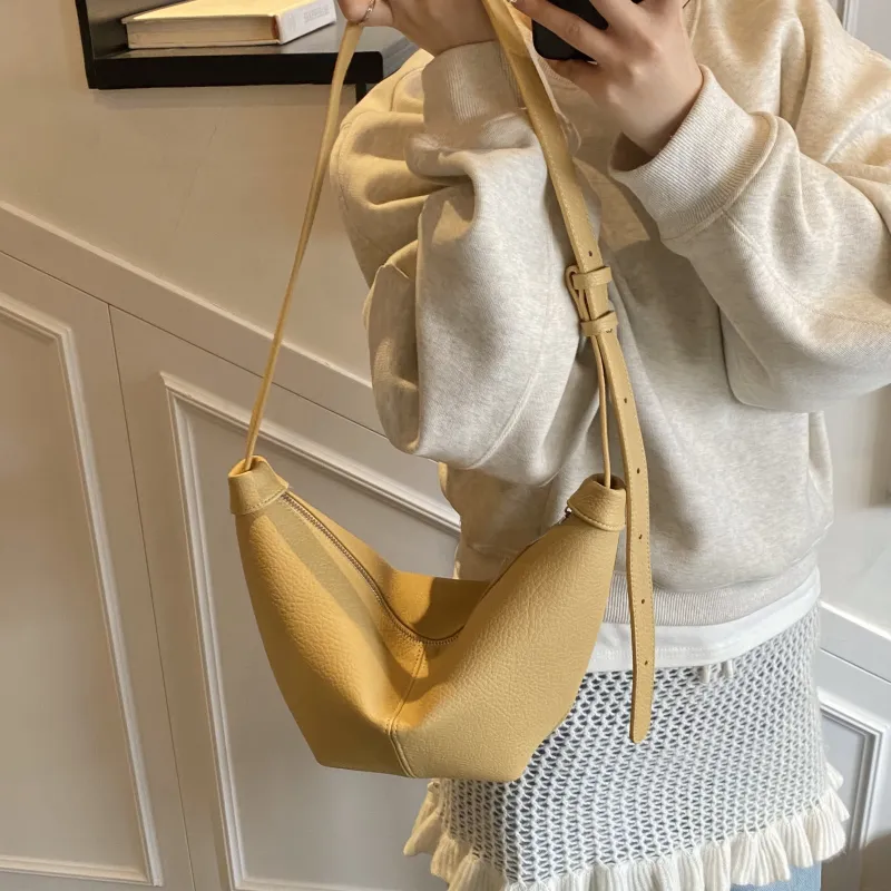 HCXK PU Dumpling Bag Shoulder Bag Women's Multicolor-23