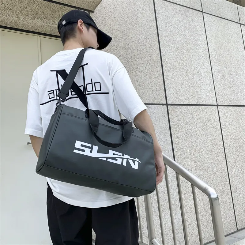 HCXK High quality Fabric Travel Bag Men's Multicolor-12