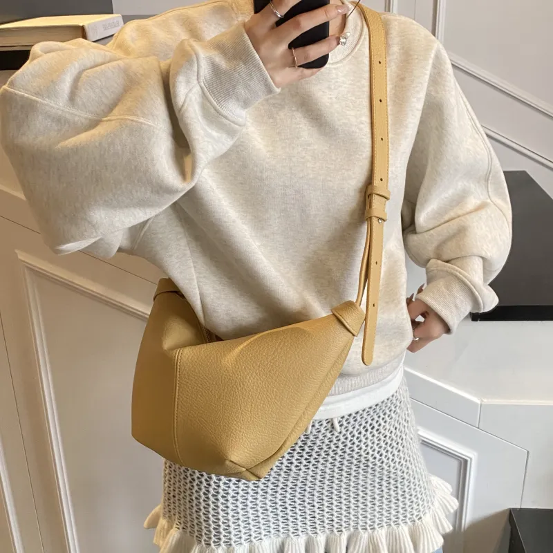 HCXK PU Dumpling Bag Shoulder Bag Women's Multicolor-27