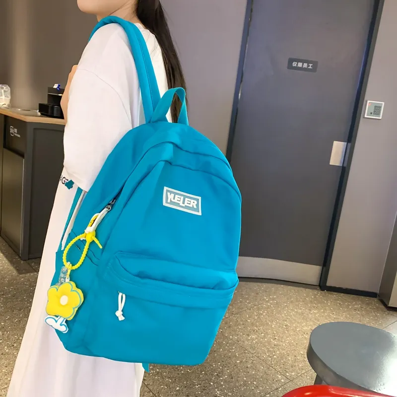 HCXK Nylon Backpack Unisex White/Black/Green/Blue/Pink-19