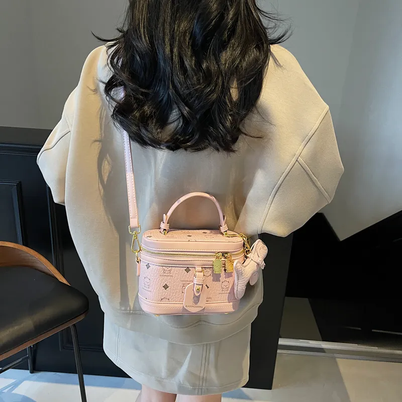 HCXK PU Fashion Shoulder Bag Crossbody Handbag Regular Women's Ecru/Black/White/Brown/Pink-4