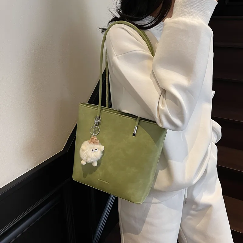 HCXK PU Shoulder Bag Women's Blue/Pink/Green/Black/White-11