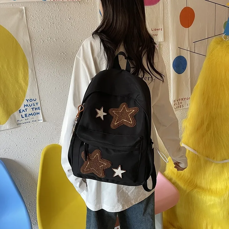 HCXK Nylon Backpack Unisex Multicolor-3