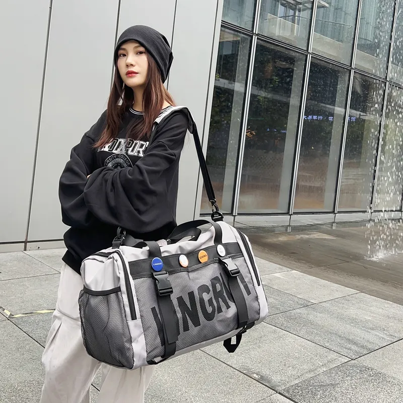 HCXK Nylon Travel Bag Unisex Multicolor-9