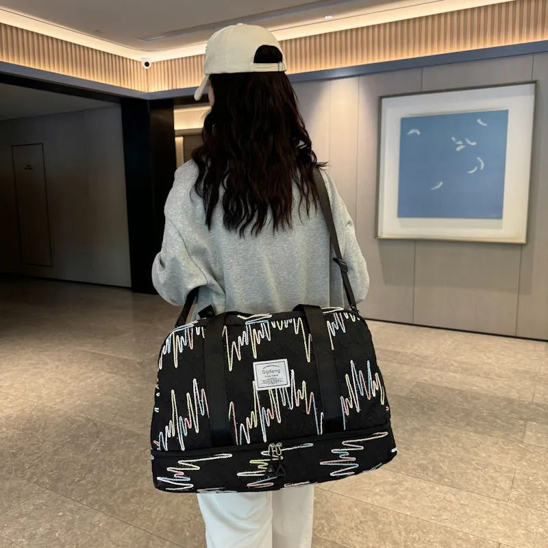 HCXK Oxford Large Capacity Crossbody Travel Bag Handbag Regular Unisex Multicolor-9