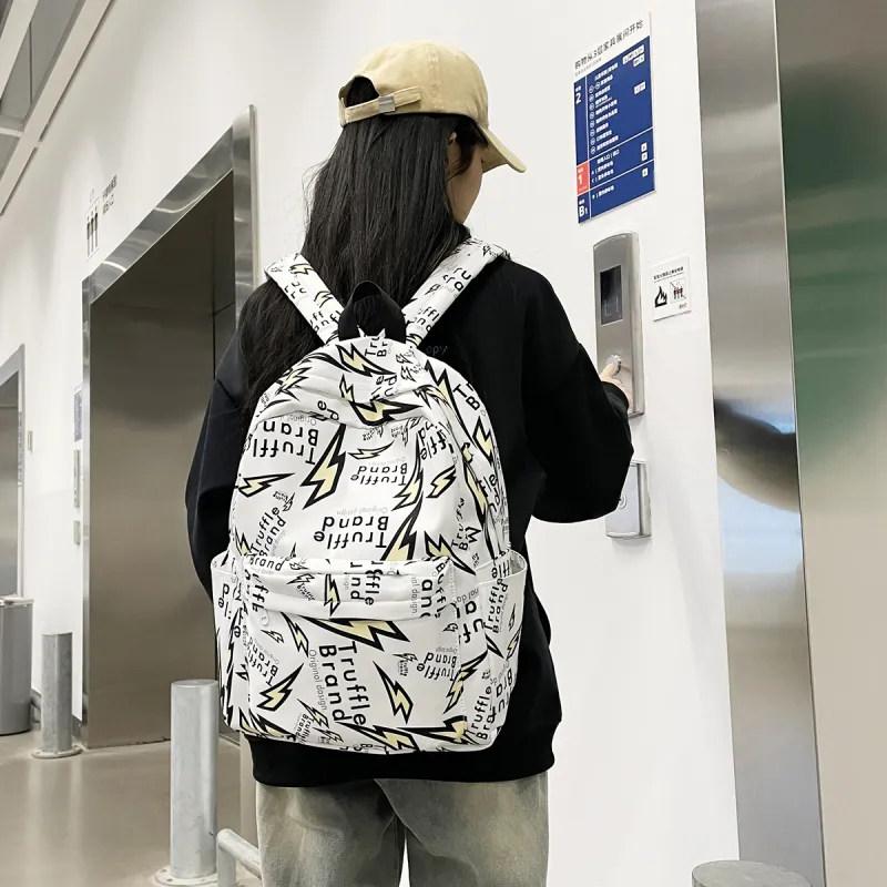 HCXK Nylon Backpack Regular Unisex Multicolor-9